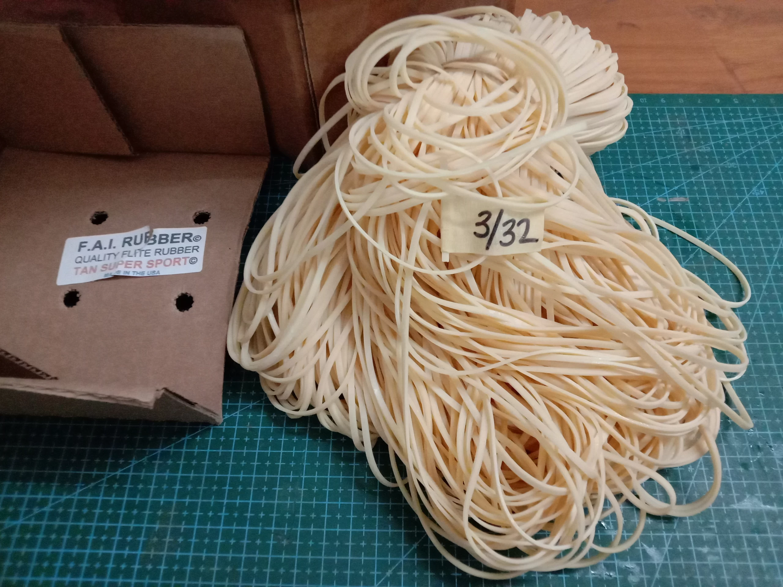 Rubber Powered Plane Kits - Tan Supper Sport Rubber